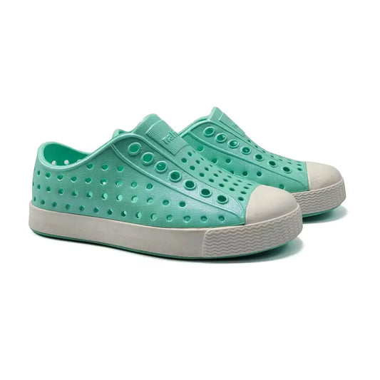 Natives Jefforson Iridescent Mint green Water Shoe - GIRLS