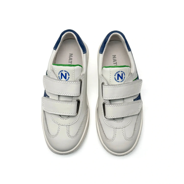 Naturino marves white navy velcro sneaker fast shipping
