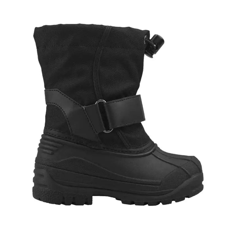 Oaki black velcro snow boot - boys
