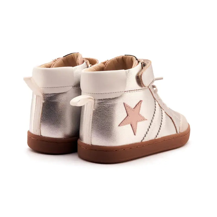 Oldsoles Snow White No tie High Top Sneaker 1029