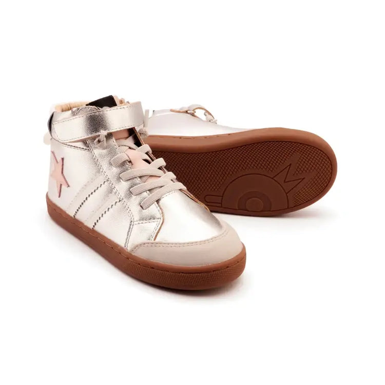 Oldsoles Snow White No tie High Top Sneaker 1029