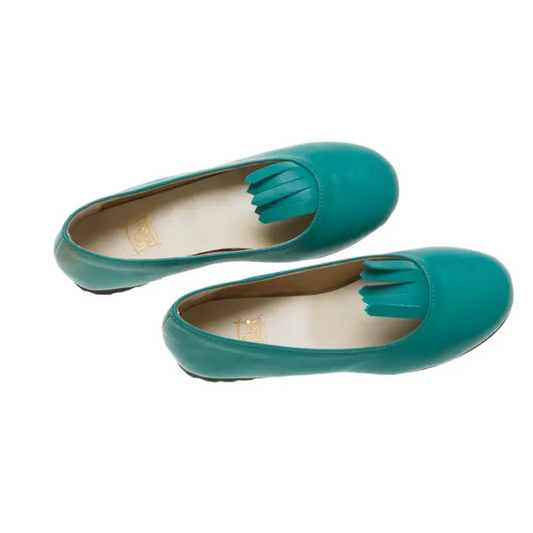 Orimusi teal ballerina flat talx05 - ballet