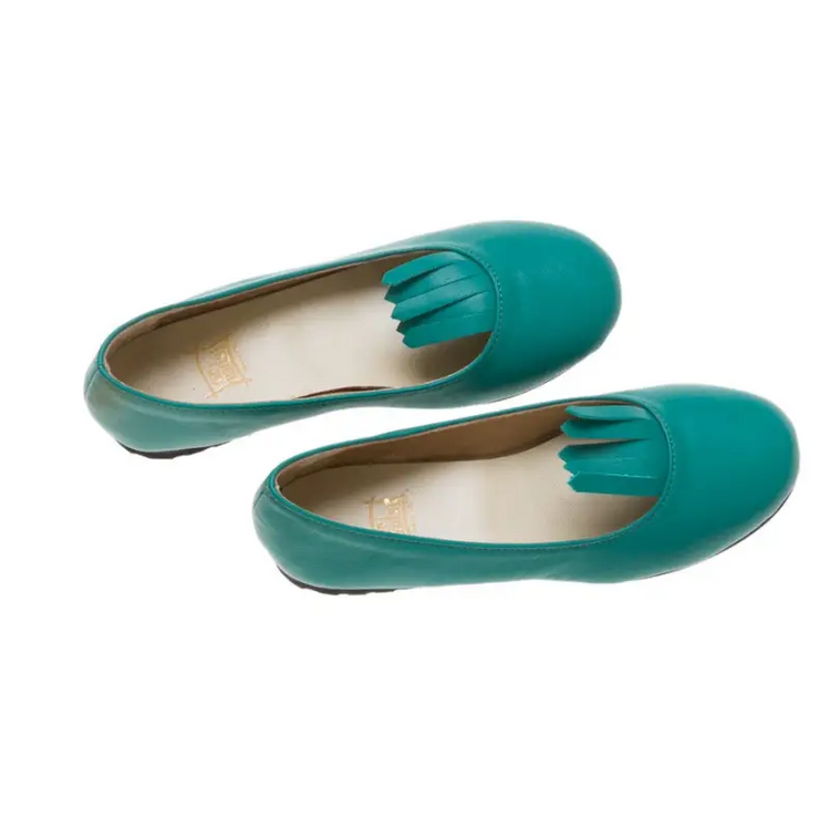 Orimusi teal ballerina flat talx05 - ballet