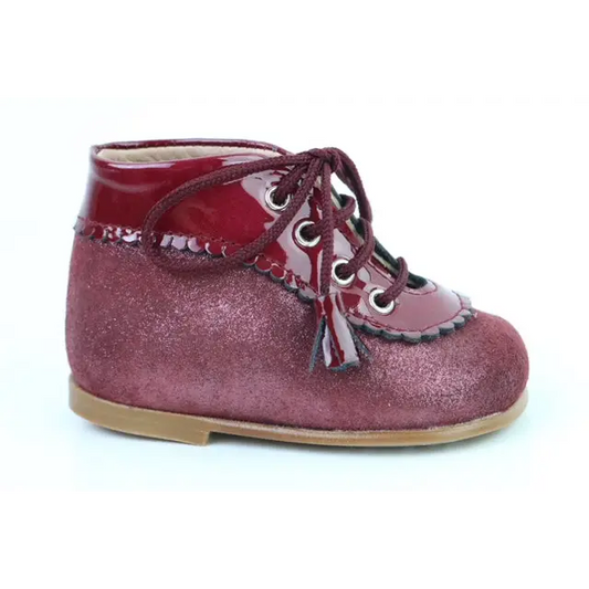 papanatas-burgundy-shimmer-leather-lace-bootie-baby-girl