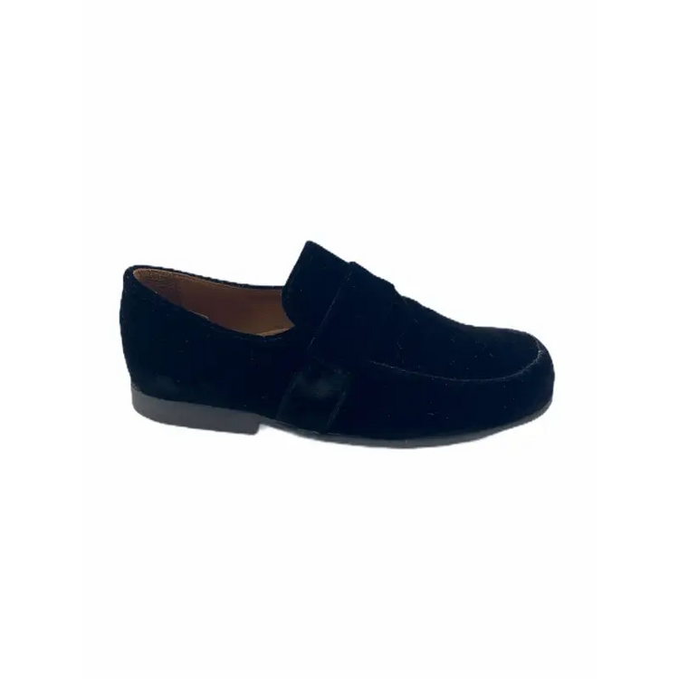 Pepe’ black velvet slip on penny loafer 1500 - unisex