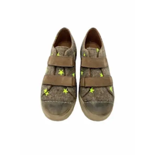 Pepe’ es x ls brown wool neon starlette velcro sneaker 1633 - boys