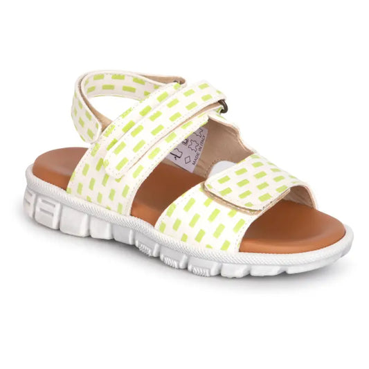 Pepe’ green white velcro sandal 272 - boys