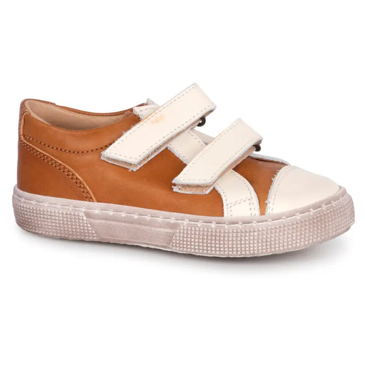 Pepe’ ivory double velcro luggage sneaker 743 - boys