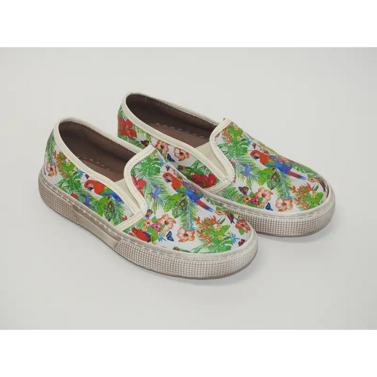 Pepe’ parrot jungle slip on sneaker 775 - girls