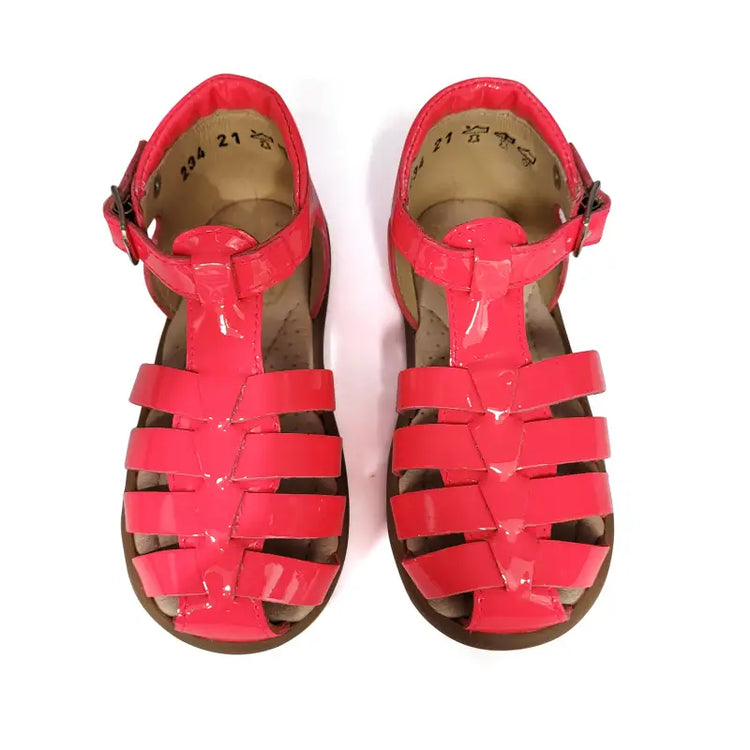 Pom d’api poppy royal tickle me pink sandal - baby girl