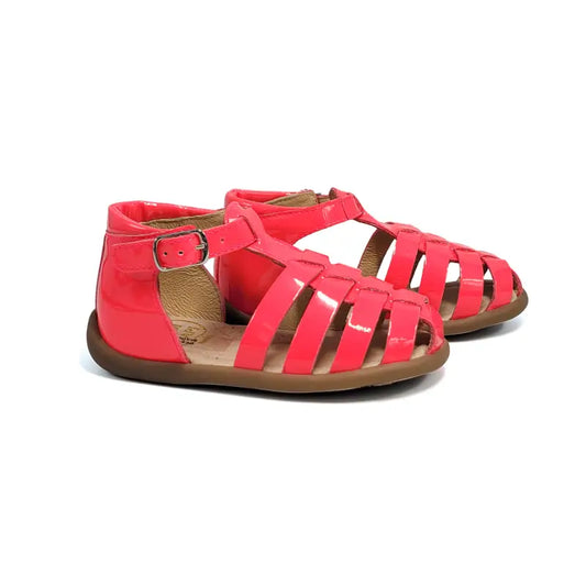 Pom d’api poppy royal tickle me pink sandal - baby girl