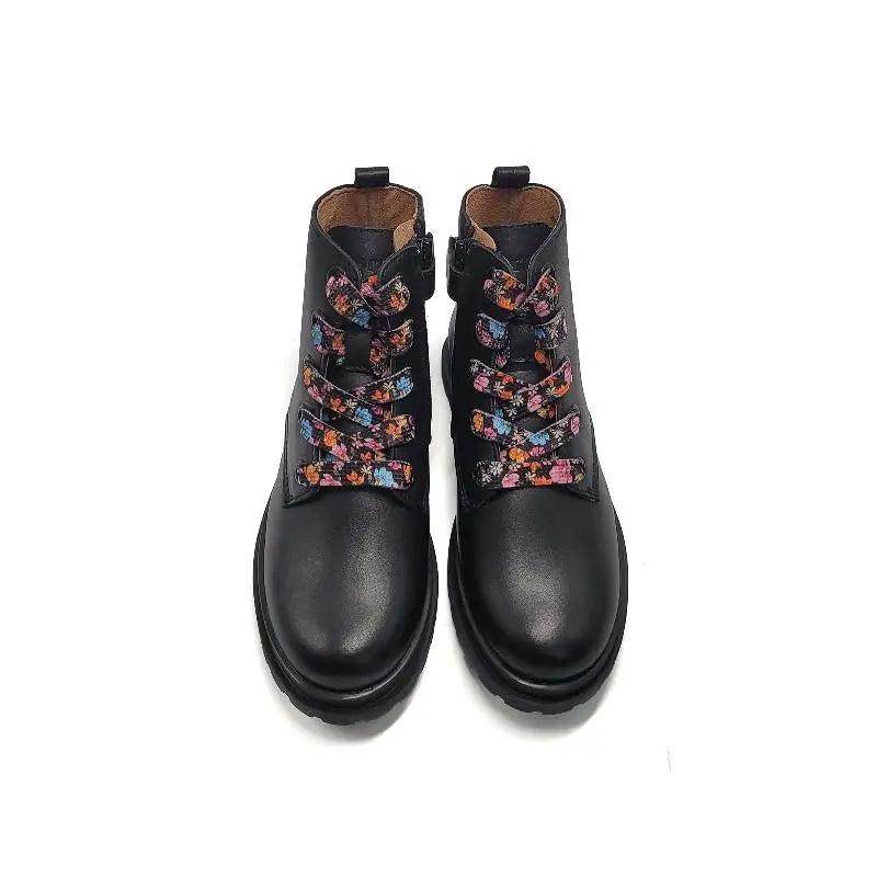 Porte Black Floral Bootie 21521 - GIRLS