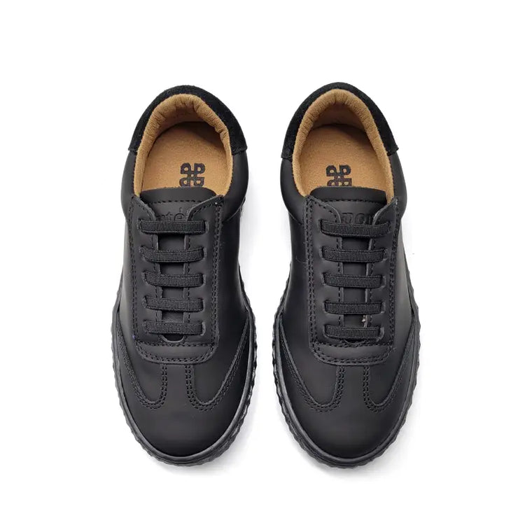 Porte black gum no tie sneaker 21557 - boys