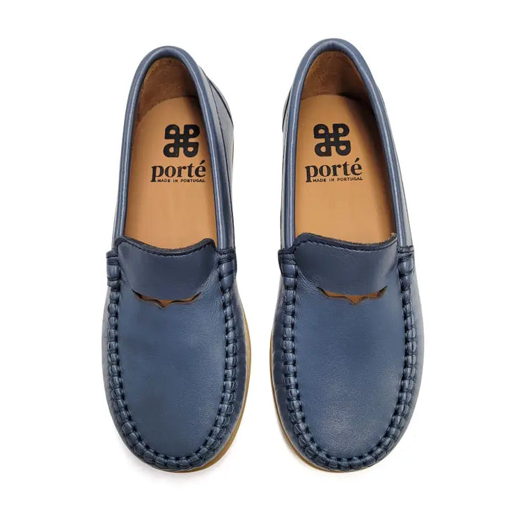 Porte boat navy loafer - boys