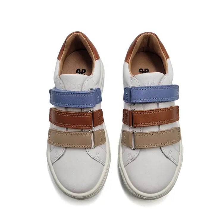 Porte brook multicolor velcro sneaker - boys