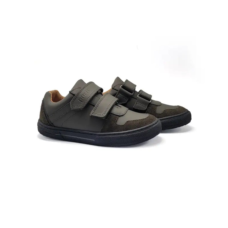 Porte hunter green gum velcro sneaker 22046 - boys