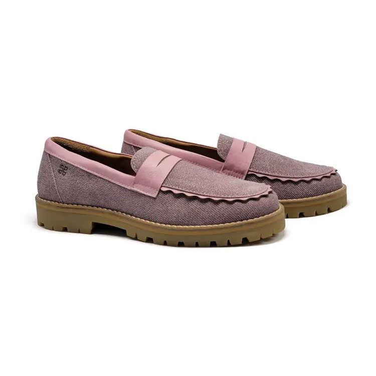 porte-pink-denim-chunky-scalloped-penny-loafer-girls-laced-shoe-