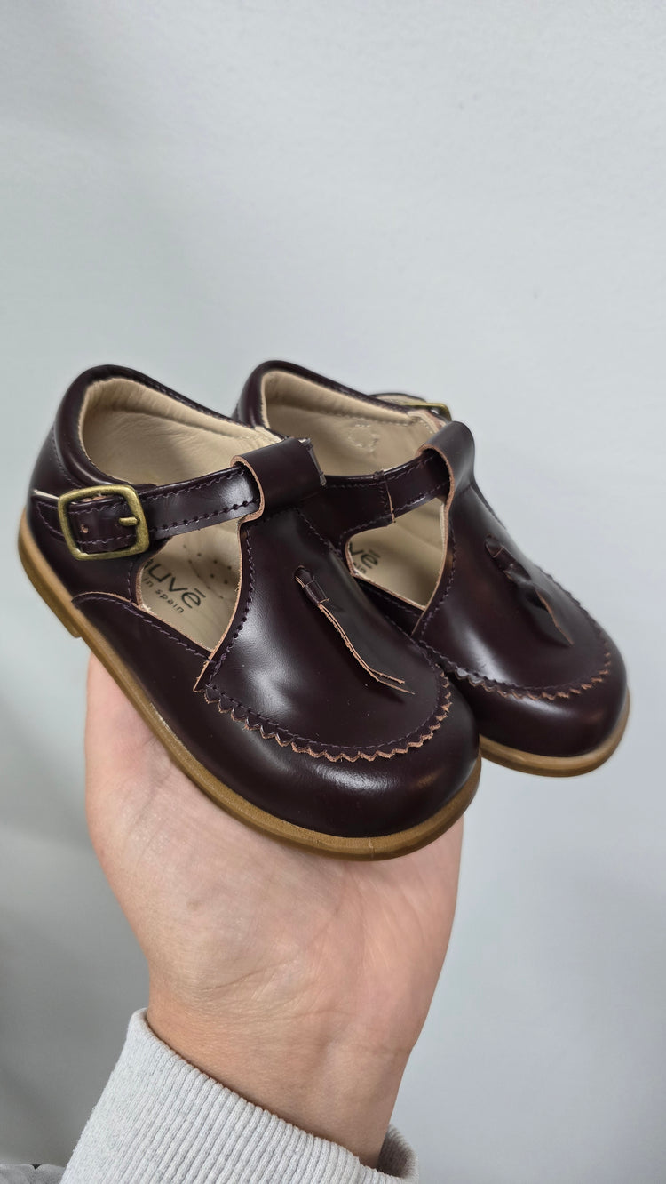 Lauve KNOT Wine T-Strap