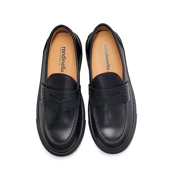rondinella-black-penny-loafer-girls