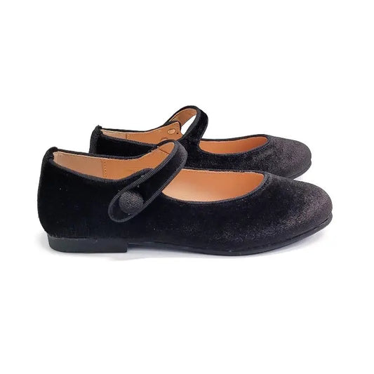Ruth Secret Black Velvet Mary Jane 1004 - 20 - GIRLS