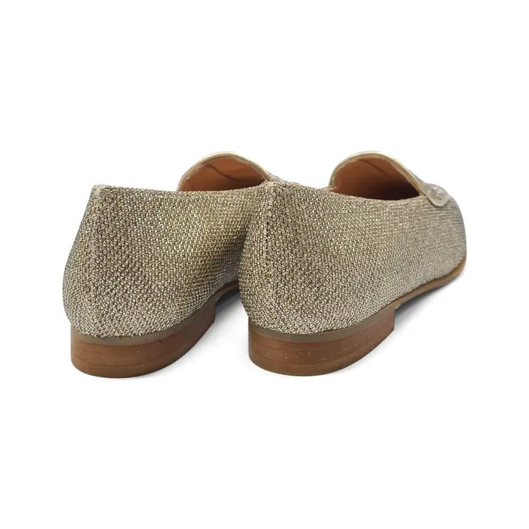 Ruth secret gold sparkle slip on 3704 - girls