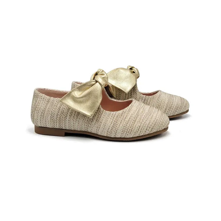 Ruth secret gold tweed mary jane 3304 - girls