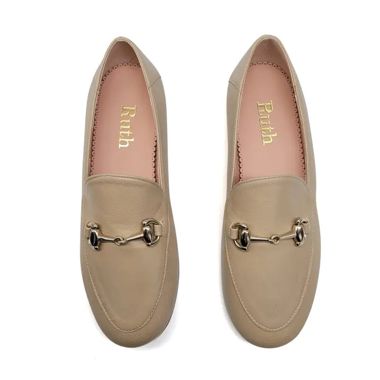 Ruth secret hazelnut taupe chain slip on 3655 - slip on dress