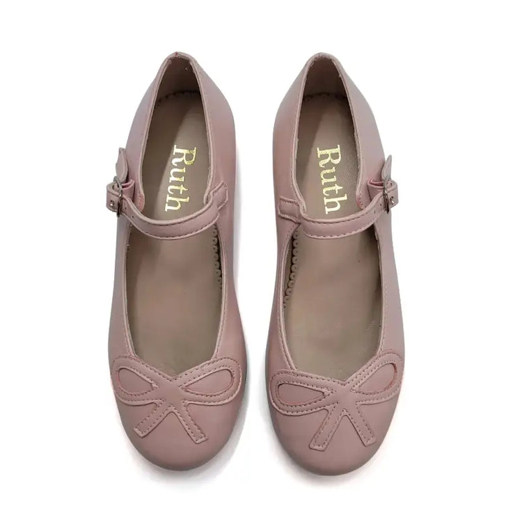 Ruth Secret Pink Salt Buckle Mary Jane 2813 - GIRLS