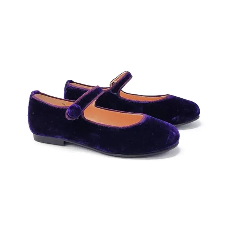 Ruth secret purple velvet mary jane 1004 - mary jane