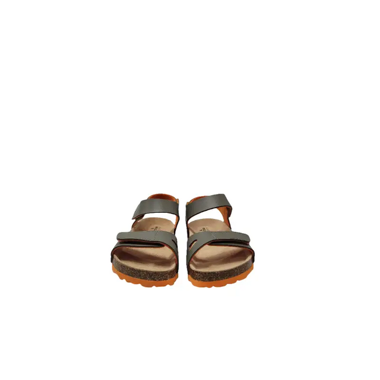 Shoe b 76-5106a4-velcro sandal - kahki orange - boys