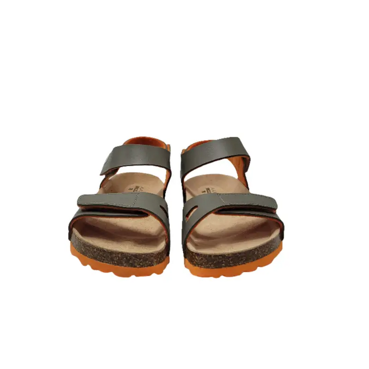 Shoe b 76-5106a4-velcro sandal - kahki orange - boys