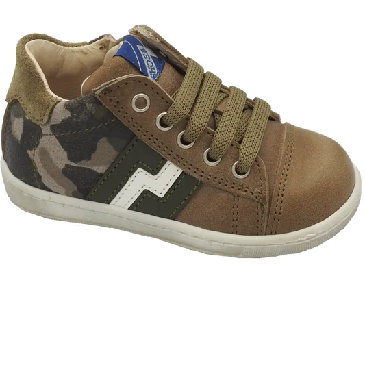 Shoe b 76 green/camaflauge little boys high top sneaker 9701 - boys