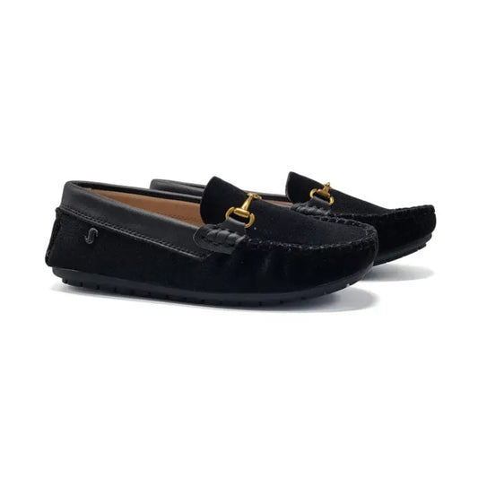 Shoozim black velvet loafer 62022 25 loafers boys