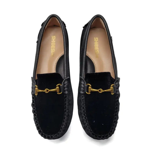 Shoozim black velvet loafer 62022 loafers boys