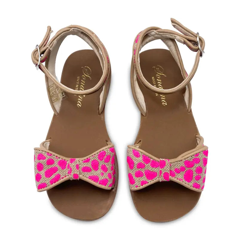 Sonatina daisy neon pink sandal - girls