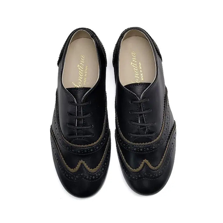 sonatina-imperial-black-green-trim-lace-dress-shoe-boy