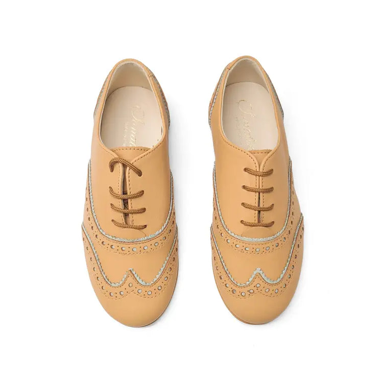 Sonatina imperial cognac mint wingtip oxford - boys