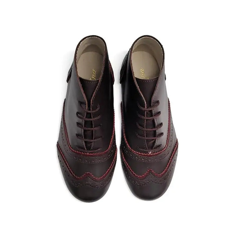 sonatina-royal-mocha-wine-wingtip-lace-bootie-girls