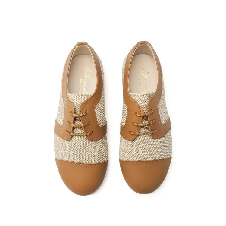 Sonatina sir cognac woven oxford - boys