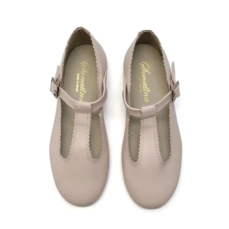 Sonatina Vera Powder Pink T-strap Mary Jane - GIRLS