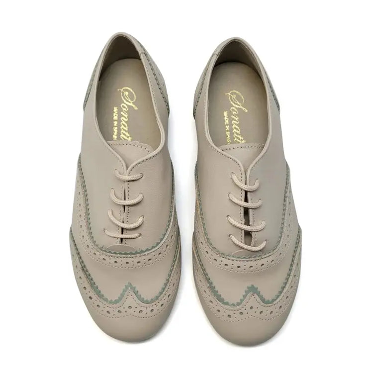 Sontatina Imperial Ivory Mint Wingtip Lace - BOYS