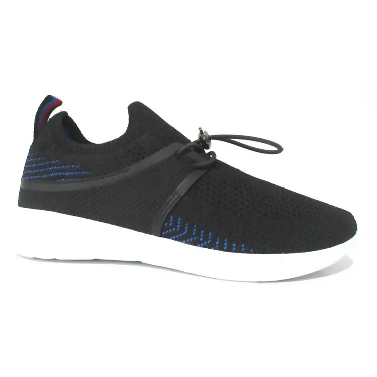 Sync black blue sock sneaker hy17e29d - unisex