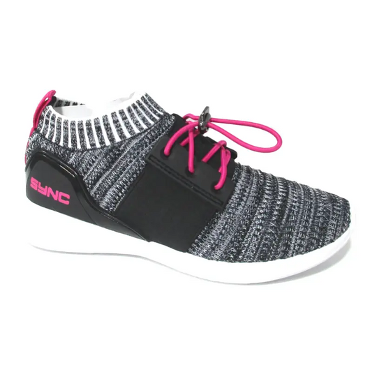 Sync black pink sock sneaker hy17e30d - sneakers