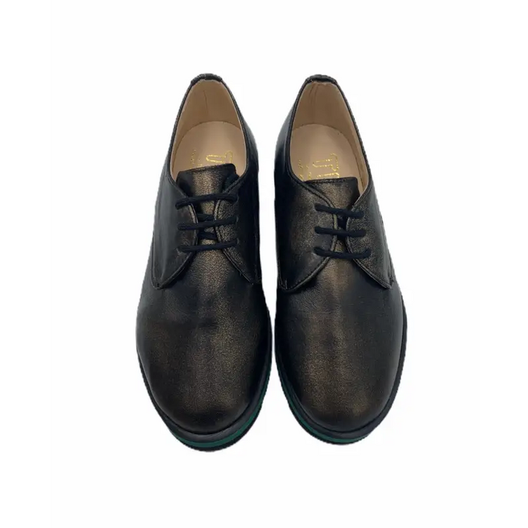 Tny bronze shimmer lace up oxford 15859 - girls