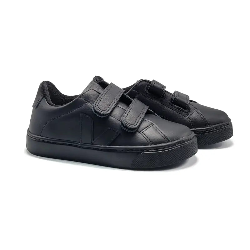 Veja Full Black Velcro V-12 Sneaker | Kids Shoes – Laced Shoe Inc Veja Full Black Velcro V-12 Sneaker | Kids Shoes – Laced Shoe Inc