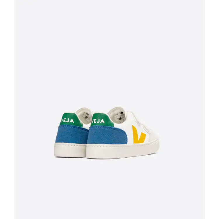 Veja mustard blue velcro sneaker v102 - velcro sneaker