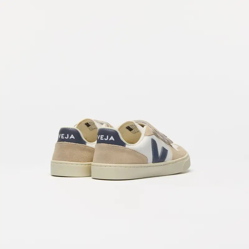 Veja Teal ’V’ Triple Velcro Sneaker V103 - BOYS