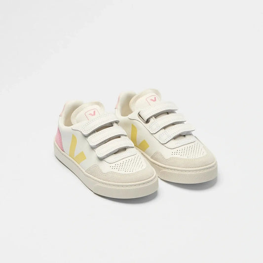 Veja White Aurora Glimmer Triple Velcro Sneaker V103