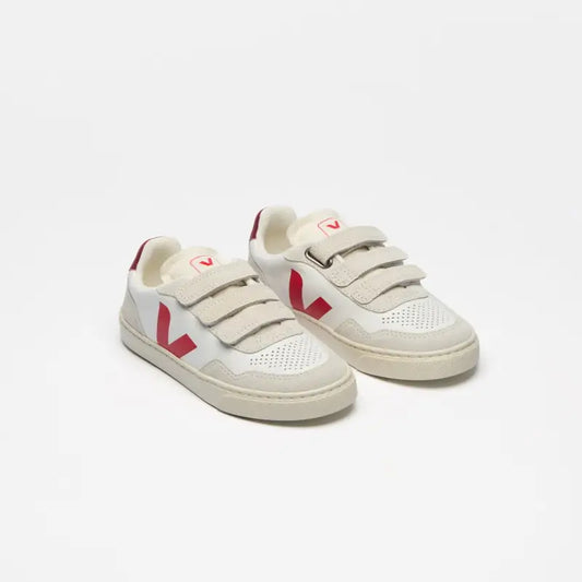 veja-white-red-triple-velcro-sneaker-girls-laced-shoe-inc