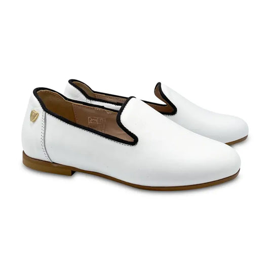 Venettini tara white slip on - girls